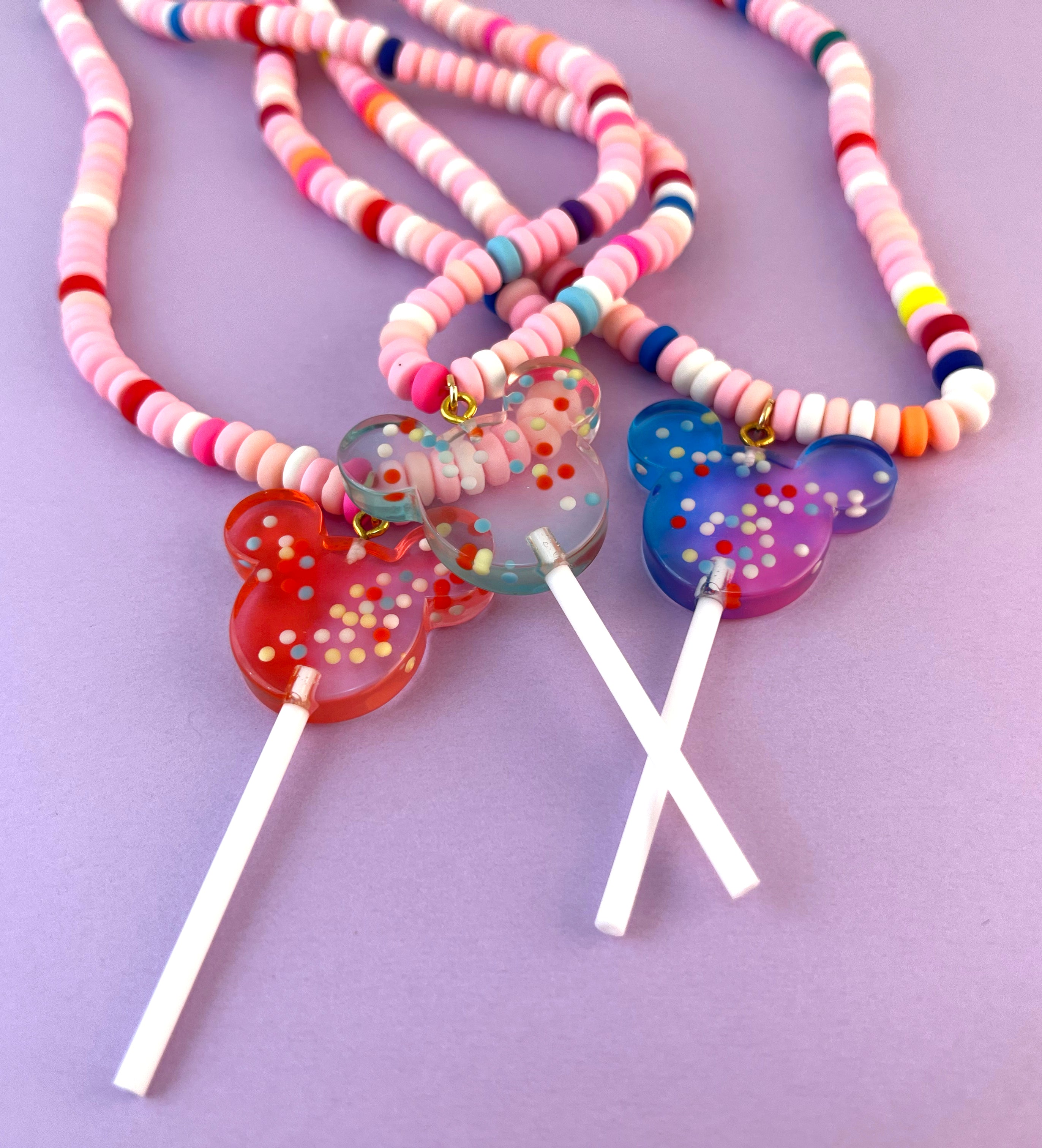 Conversation Heart Necklace – -a DIY edible candy craft