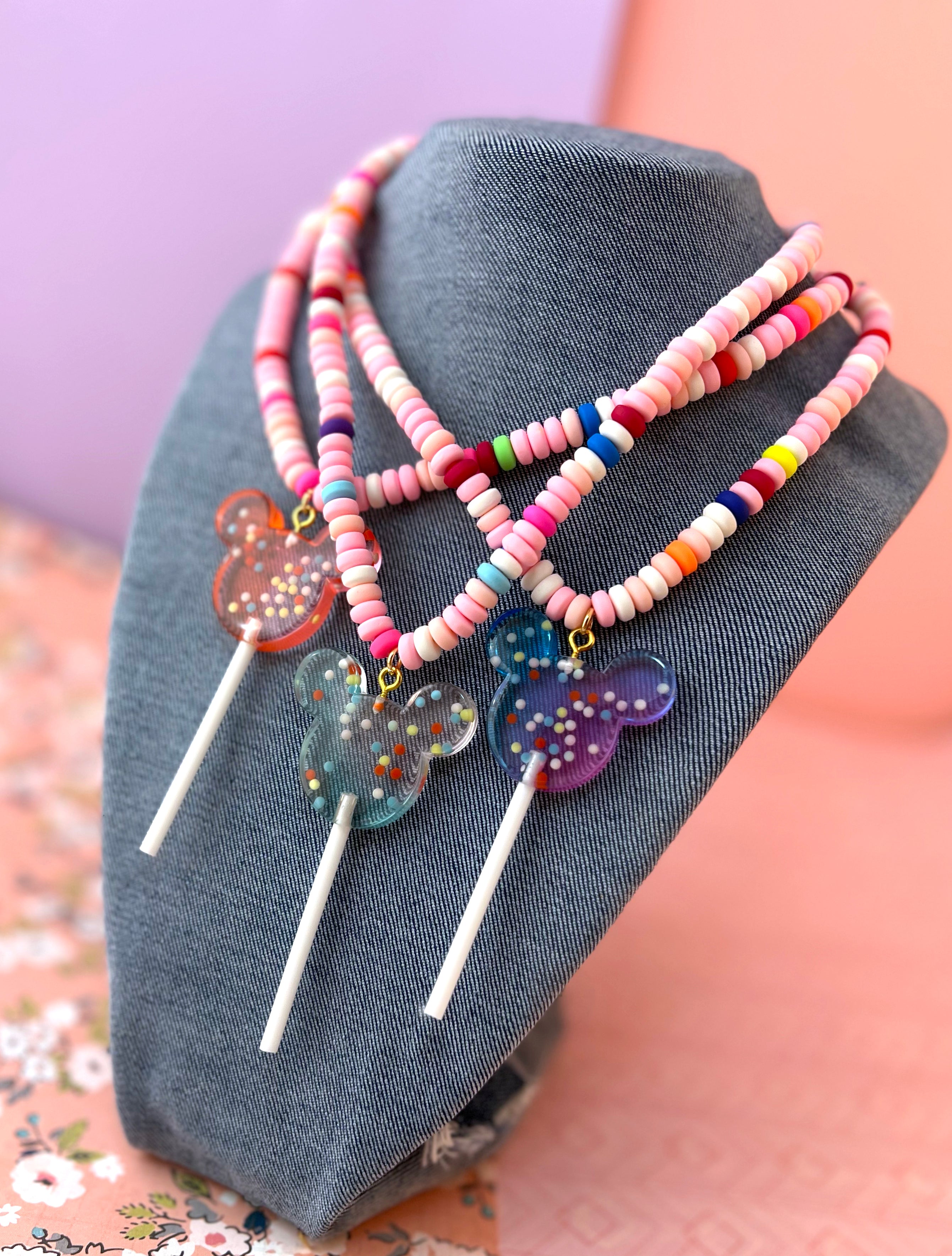 Custom Initial Faux Candy Necklace & Bracelet SET - Fatally Feminine D –  Fatally Feminine Designs