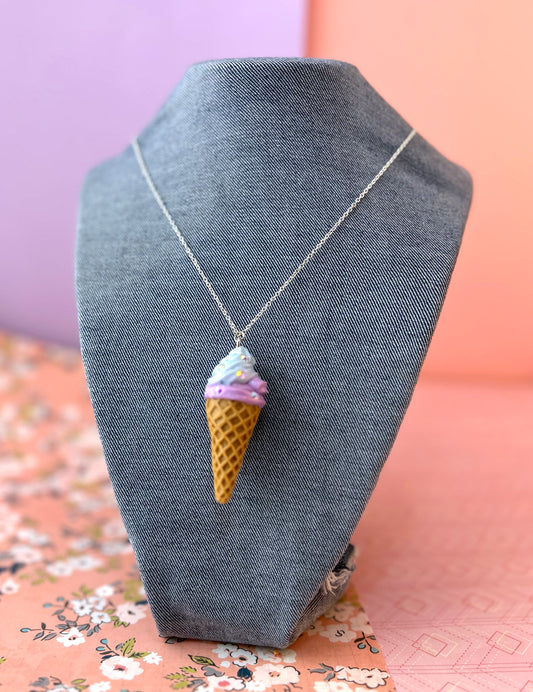 Ice Cream Cone Necklace